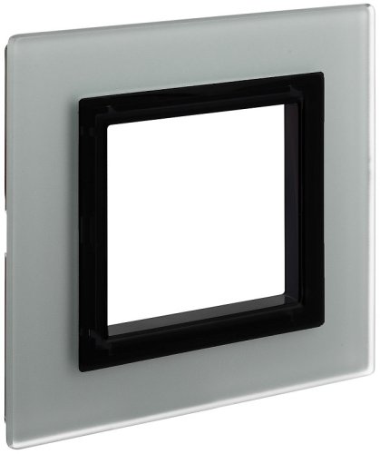 Рамка универсальная DKC Avanti 1-м. стекло светло-серый картинка